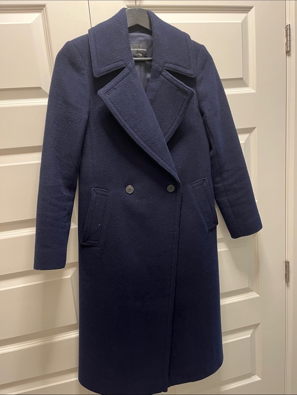 Club Monaco Navy Daylina Wool Jacket